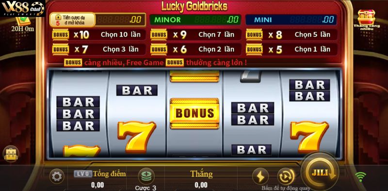 JILI Lucky Slots - Top 4: Lucky Goldbricks