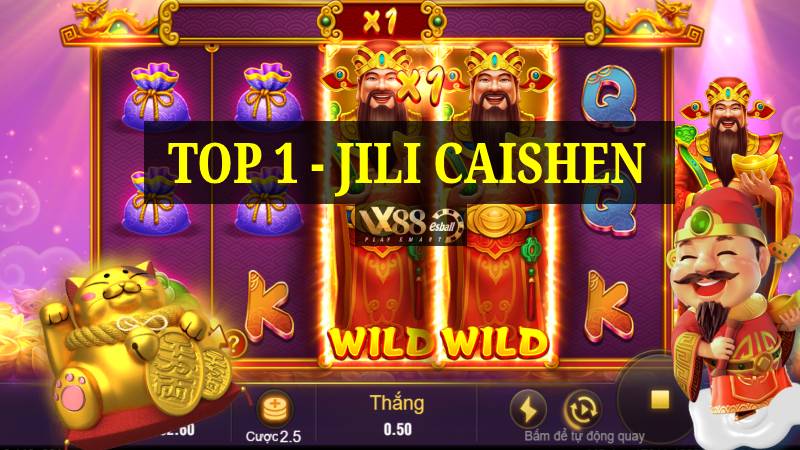 Nổ Hũ Thần Tài: Top 3 Slot Caishen Wins Nổ Thưởng Cao Nhất 2024-JILI Caishen