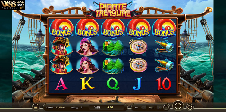 JDB Bonus Game Top 6. Pirate Treasure Up To 2000X