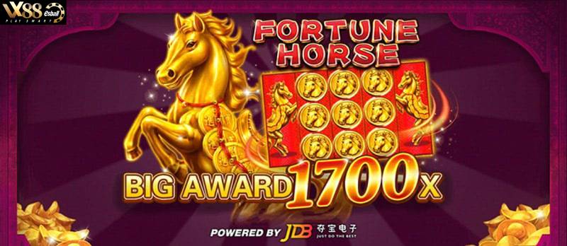 JDB Bonus Game Top 8. Fortune Horse Up To X1700
