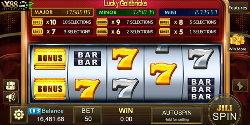 Lucky Goldbricks Best JILI Slot