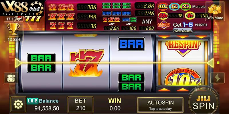 5.Crazy 777 Slot Machine