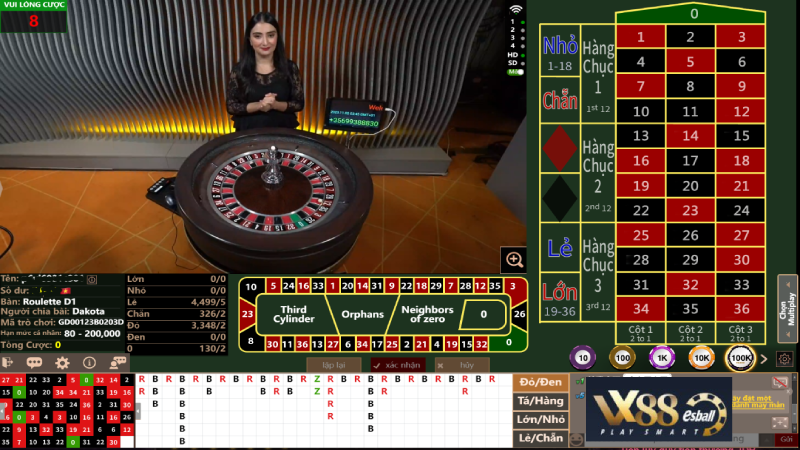 AG Live casino online Roulette