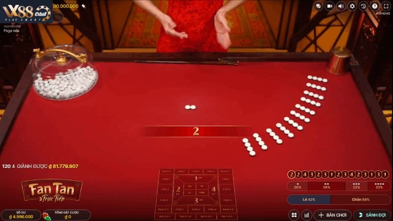 Evolution Fan Tan Casino Game