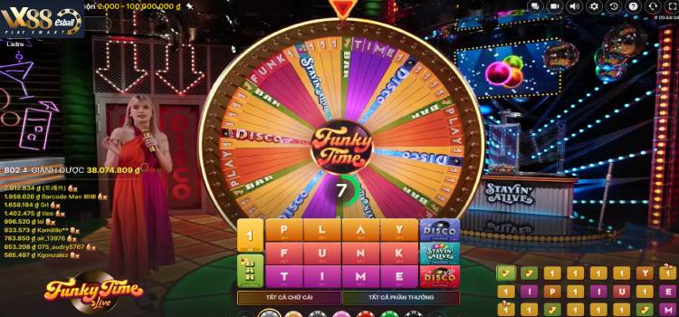 Funky Time Casino, Evolution Funky Time Game Show Việt Nam