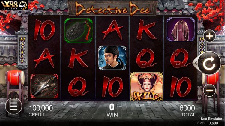 CQ9 Detective Dee Slot Game - Biểu Tượng Trò Chơi