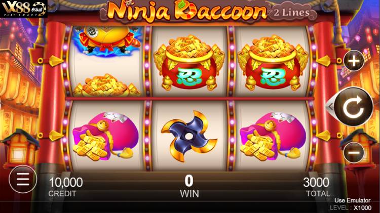 CQ9 Ninja Raccoon Slot Game – Giao diện và chủ đề trò chơi