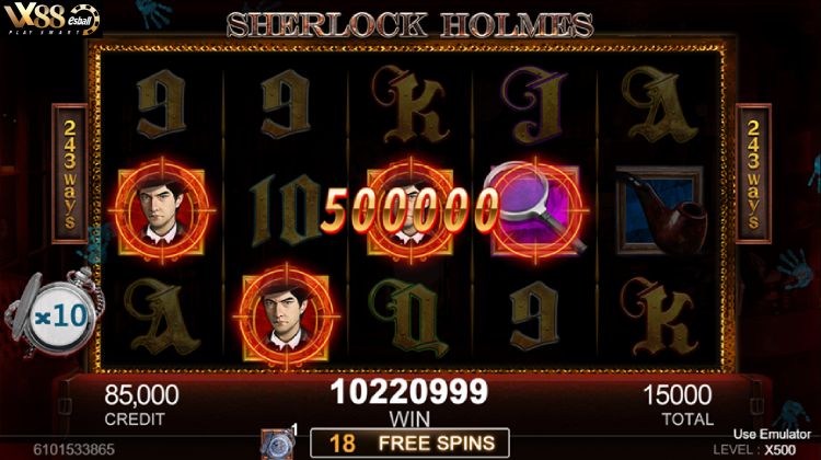 CQ9 Sherlock Holmes Slot Game - Tính Năng Trò Chơi