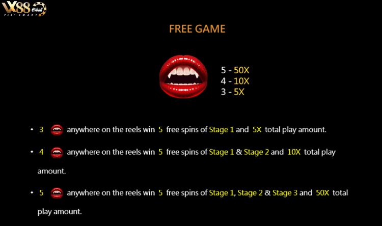 CQ9 Vampire Kiss Slot Game Free Game