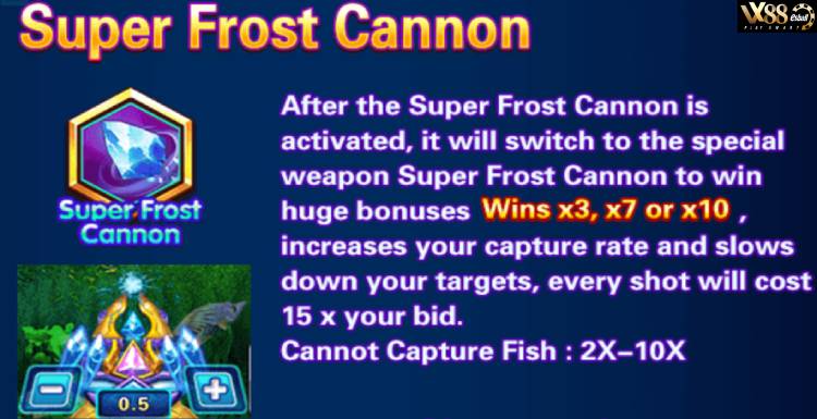 Dragon Fishing Game 2, Super Frost Cannon