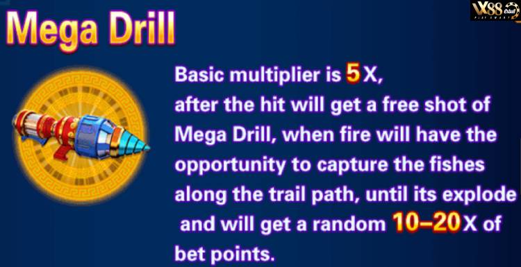 Dragon Fishing Game 2,Mega Drill
