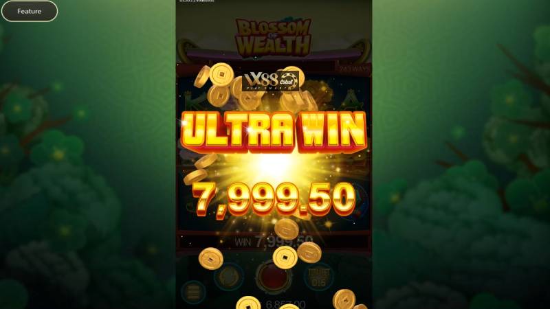 JDB Blossom Of Wealth Slot Game Ultra Win 7,999.50