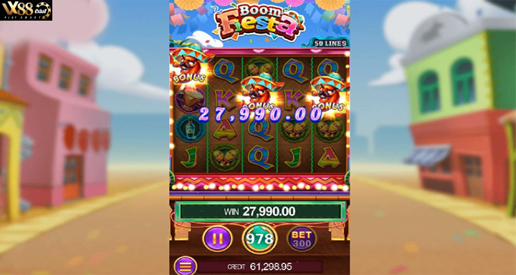 JDB Boom Fiesta Slot Game,Big Win 1