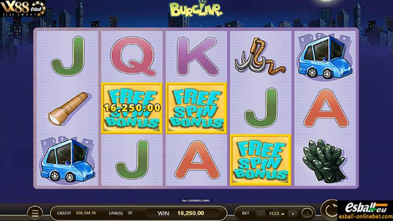 JDB Burglar Slot Game Free Spins