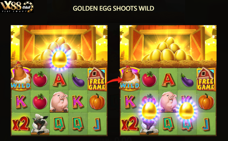 Golden Egg Shoots Wild