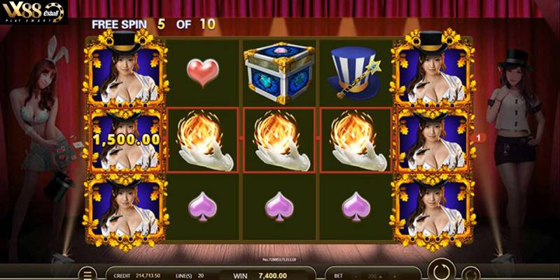 JDB Curvy Magician Slot Game - Thưởng Respin