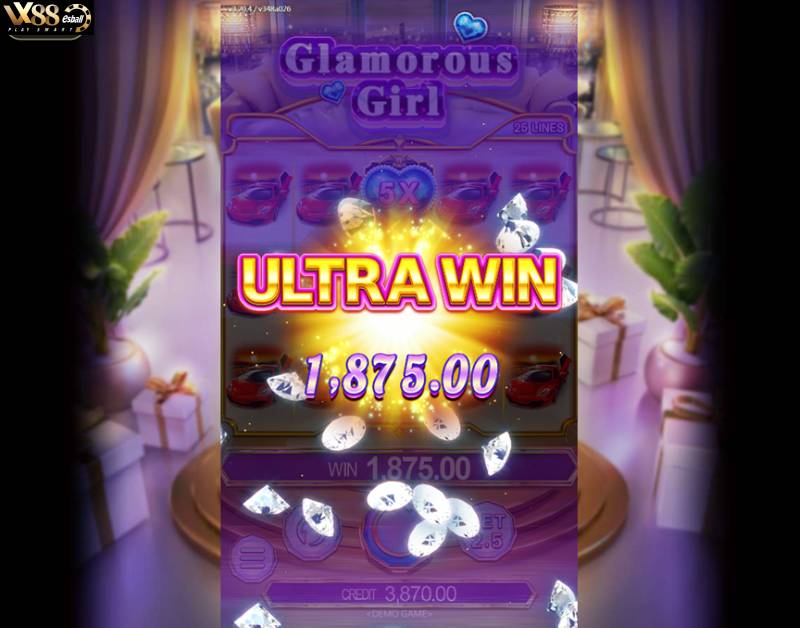 JDB Glamorous Girl Slot Game Ultra Win