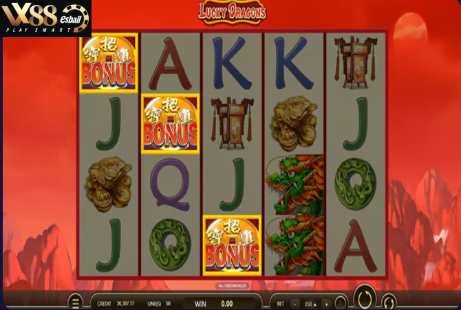 JDB Lucky Dragons Slot Game - Free Spins