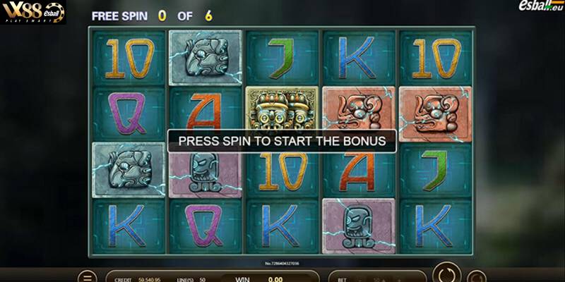 Thưởng Free Spin trong Game Nổ Hũ JDB Maya Run Slot Game