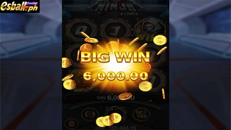 JDB NinjaX Slot Game Big Win 6,000.00