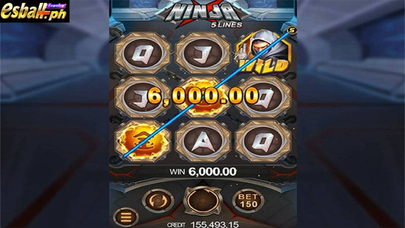 JDB NinjaX Slot Game Super Win 6,000.00