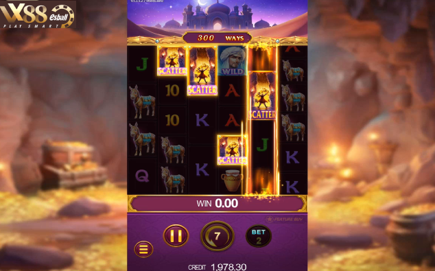 JDB Open Sesame Mega Slot Game - Free Spin: Vừng Ơi Mở Ra