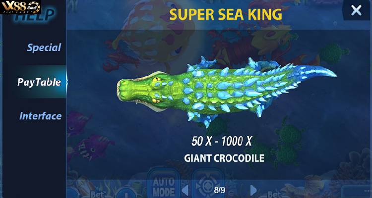 JILI All Star Fishing Game - Cá sấu biển sâu có tỉ lệ trúng thưởng từ X50~X1000