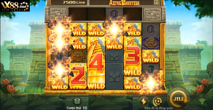 JILI Aztec Priestes Slot Game - Biểu tượng Wild