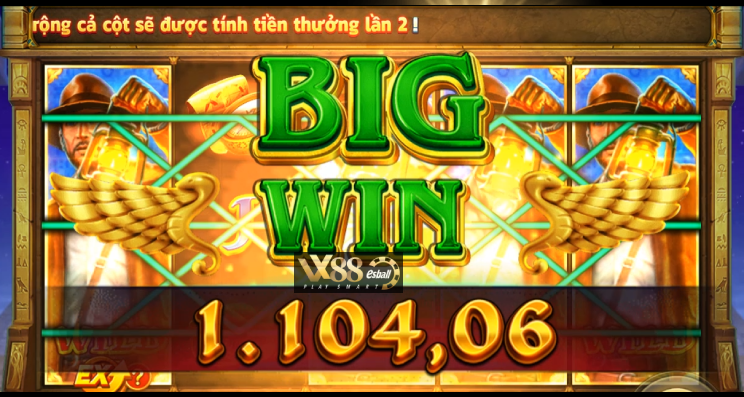 Trúng Thưởng Free Spins Bonus - Big Win 1,104.06