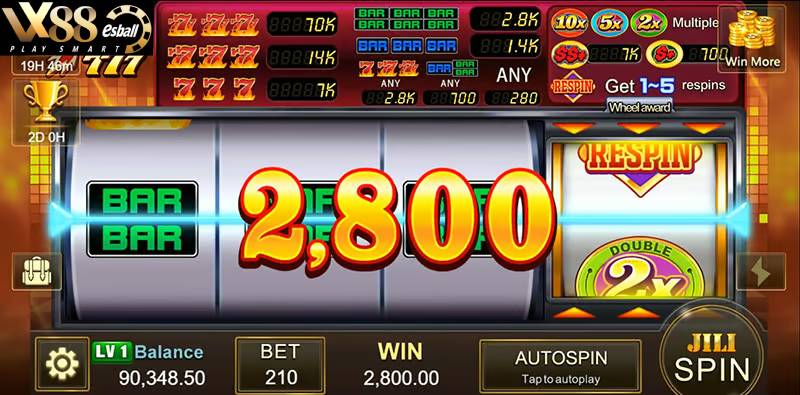 JILI Crazy 777 Slot Game Big Win 2800