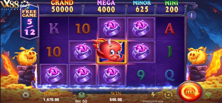 JILI Devil Fire 2 Slot Game - Trò chơi Miễn phí Free Spins