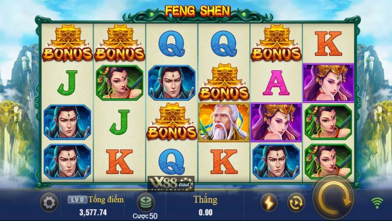 Slot Game có High RTP & Mức Dao Động Trung Bình - No. 8: JILI Feng Shen Slot Game