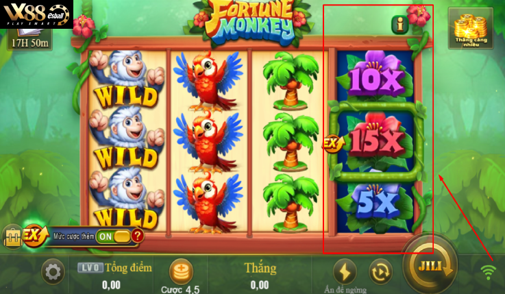 JILI Fortune Monkey Slot Game - các tính năng đặc biệt