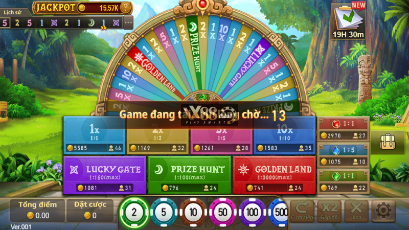 JILI Golden Land Slot Game - Quy Tắc Vòng Quay Roulette