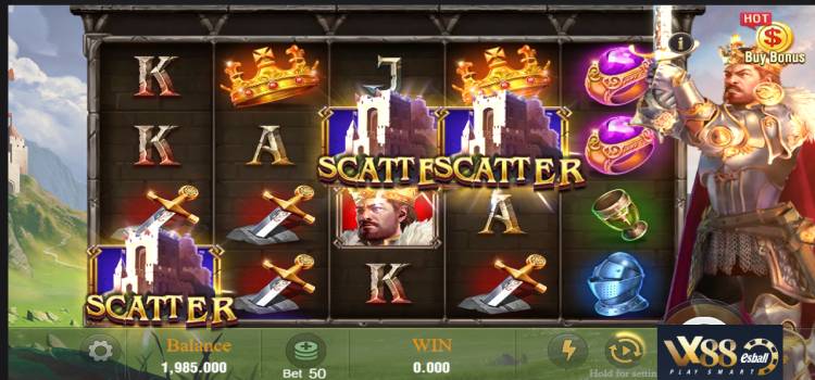 JILI King Arthur Slot Game - Tính Năng Vòng Quay Miễn Phí