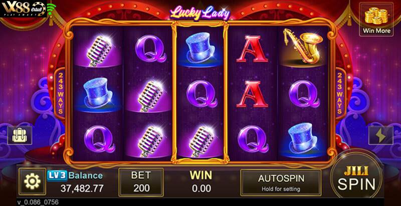 JILI Lucky Lady Slot Game - Cách chơi Game Nổ Hũ