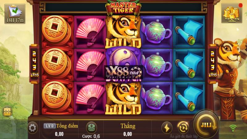 JILI Master Tiger Slot Game - Quy Tắc Trò Chơi