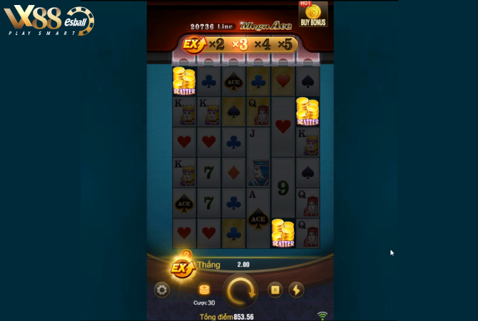 JIIL Mega Ace Slot Game - Giao Diện Free Spins
