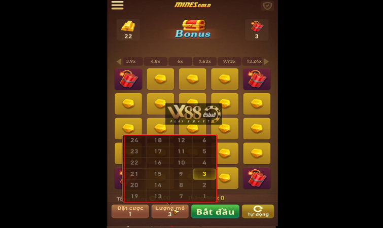 JILI Mines Gold Slot Game - Quy Tắc Trò Chơi Game Đào Vàng