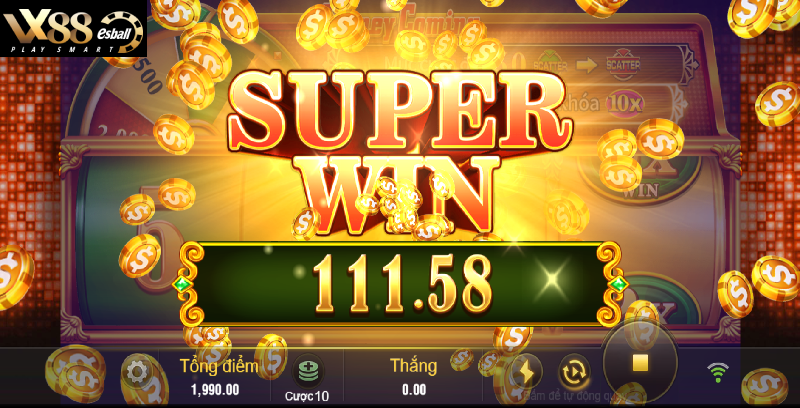 JILI Money Coming Slot Game Super Win 111.58