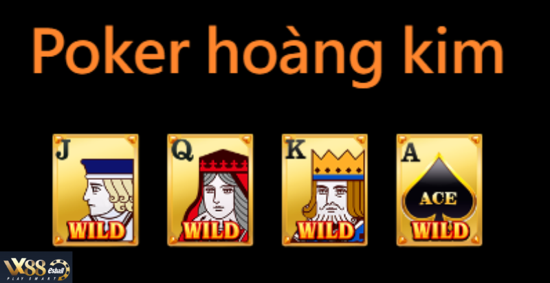 JILI Nổ Hũ Đổi Thưởng WILD ACE - Poker Hoàng Kim
