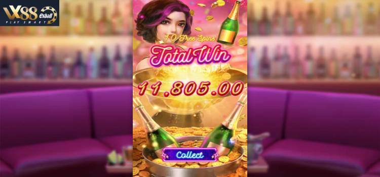 PG Cocktail Nights Slot Game - Tính Năng Free Spin Vòng Quay Miễn Phí