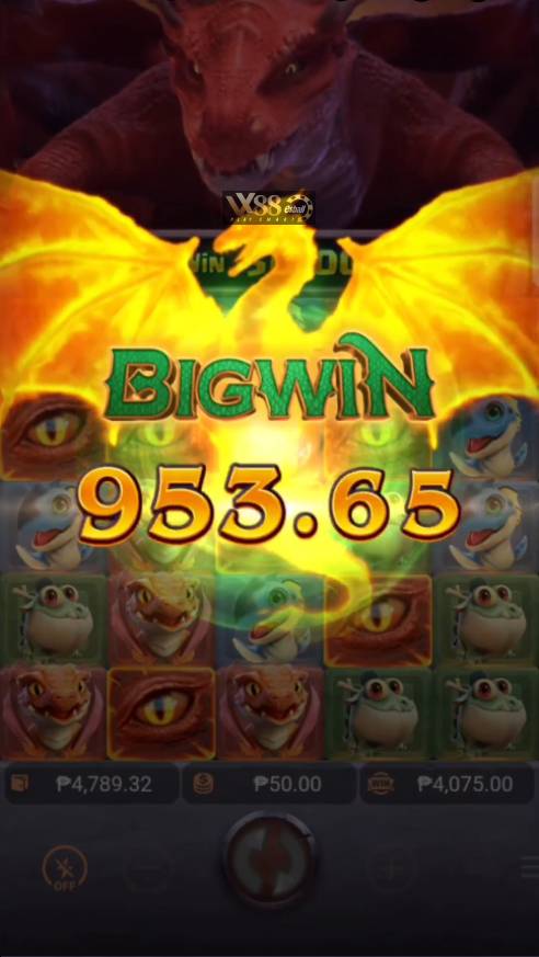 PG Dragon Hatch Slot Game Big WIn 953.65