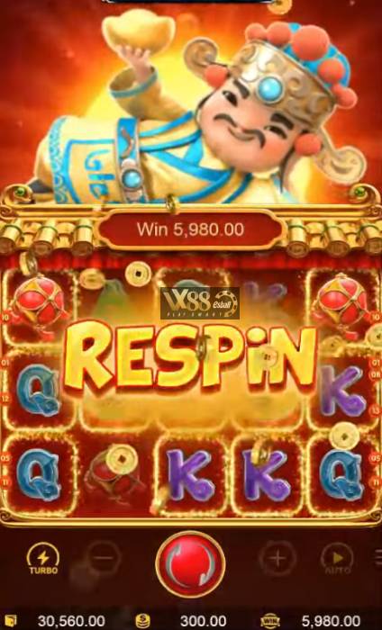 Fortune Gods Slot Game FREE RESPINS
