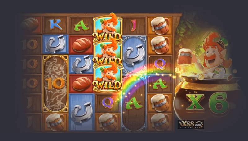 PG Leprechaun Riches Slot Game - Free Spin Bonus