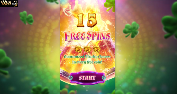 PG Lucky Clover Lady Slot Game, Free Spin Bonus