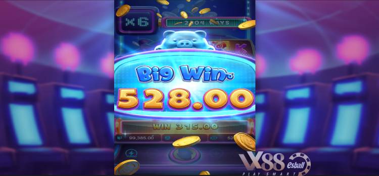 PG Lucky Piggy Slot Game -  Big Win 528.00