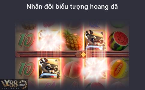 PG Ninja Raccoon Frenzy Slot Game - Nhân Đôi Biểu Tượng Hoang Dã