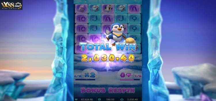 PG The Great Icescape Slot Game – Bonus Respin Trúng Thưởng Lớn