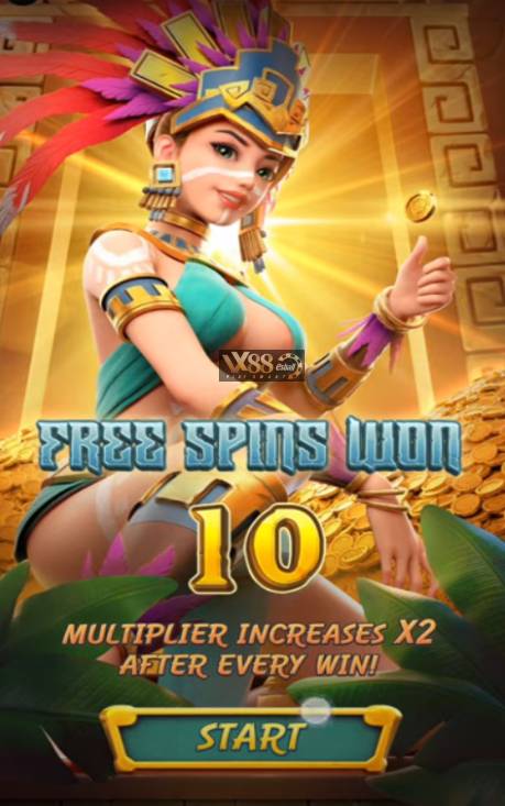 PG Treasures Of Aztec Free Spins 10